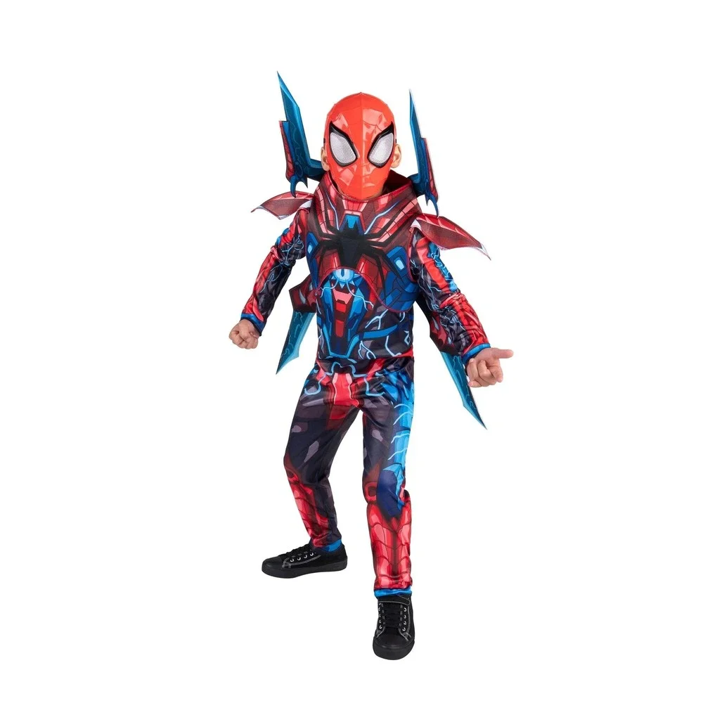 Marvel Spider-Man Mech Strike Costume Kids Large 10-12 Jazwares